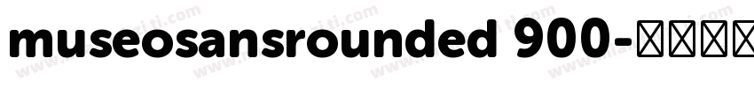 museosansrounded 900字体转换